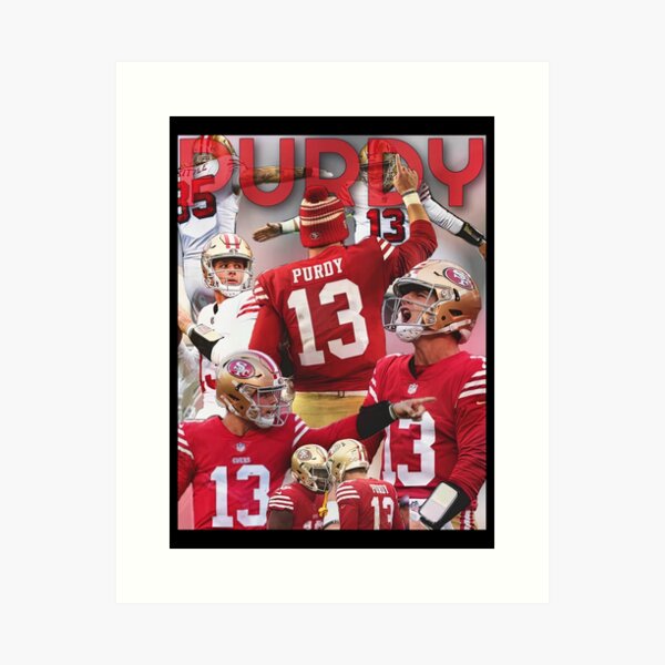 San Francisco 49ers Team Huddle Art Litho