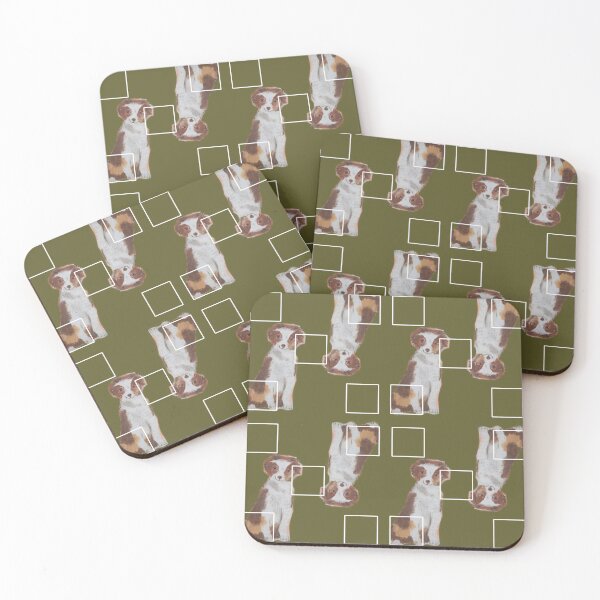 Item preview, Dogs and squares designed and sold by Kiruthikaarts.