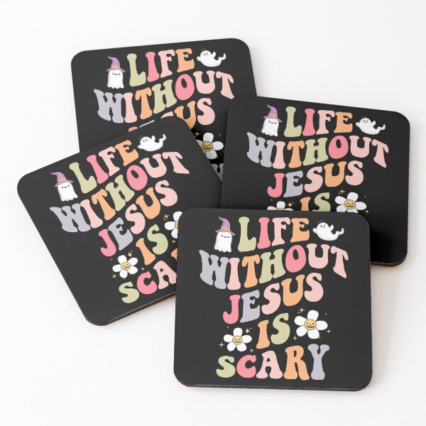 Item preview, Life is Scary Without Jesus Souls Day Halloween  designed and sold by Robertsonartist.