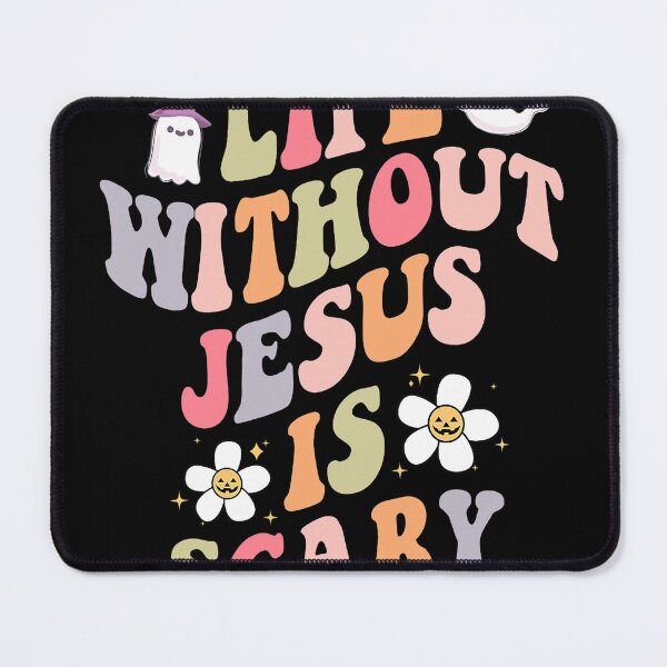 Item preview, Life is Scary Without Jesus Souls Day Halloween designed and sold by Robertsonartist.