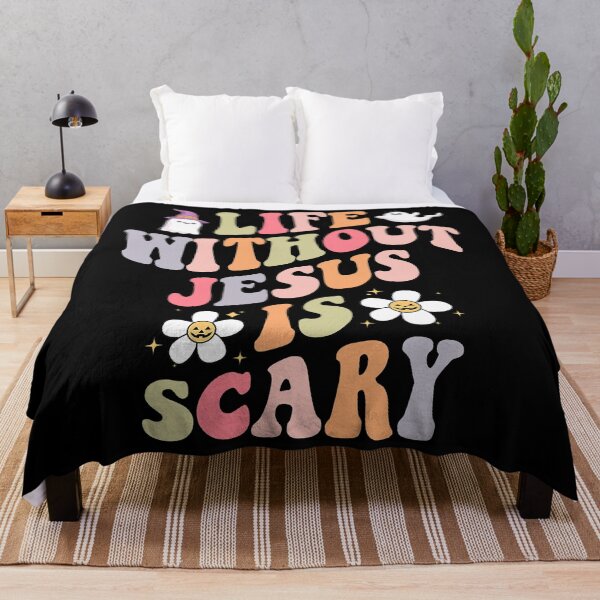 Item preview, Life is Scary Without Jesus Souls Day Halloween designed and sold by Robertsonartist.