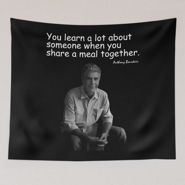 Item preview, Anthony chef Bourdain Funny Quotes designed and sold by MontgomeryDiam.