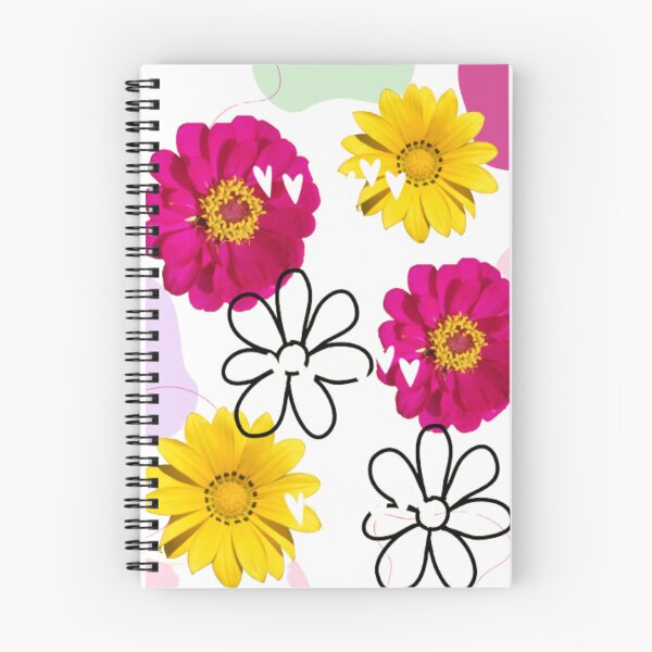 Item preview, watercolour flowers yellow and pink with hards designed and sold by kozlebozle007.