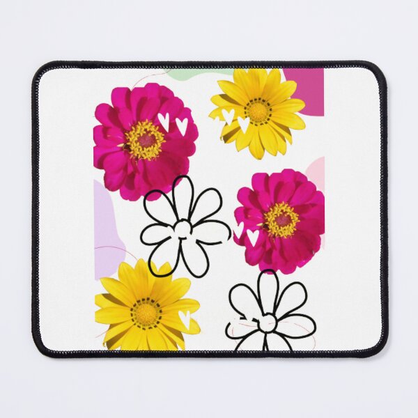 Item preview, watercolour flowers yellow and pink with hards designed and sold by kozlebozle007.