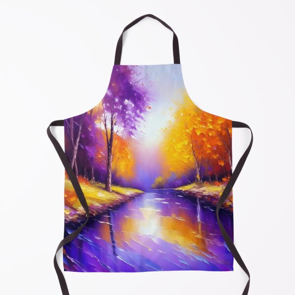Item preview, River In Autumn  Acrylic Painting  designed and sold by celartinspire.