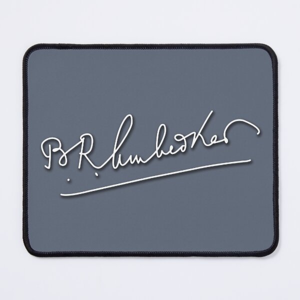Item preview, B. R. Ambedkar Classic Signechar T-Shirt designed and sold by Ni3Arts.