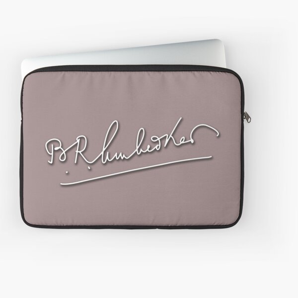 Ambedkar Classic Signechar T-Shirt Laptop Sleeve for Sale