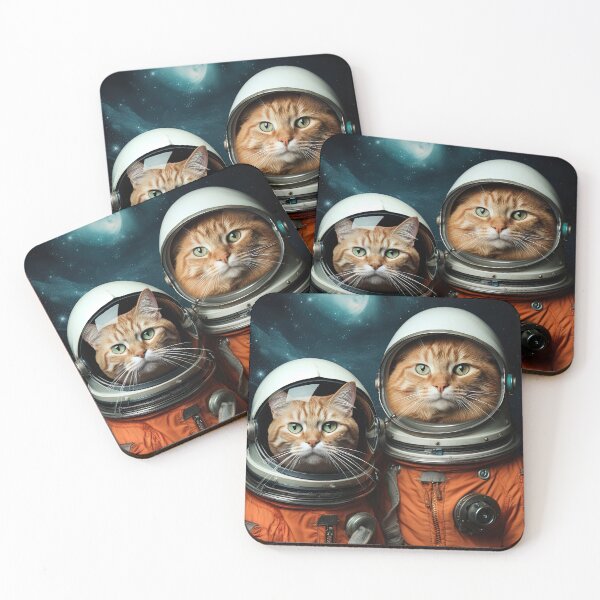 Item preview, Space Felines: Astronaut Cats in Dutch Marine Aesthetics designed and sold by TeamPabo.