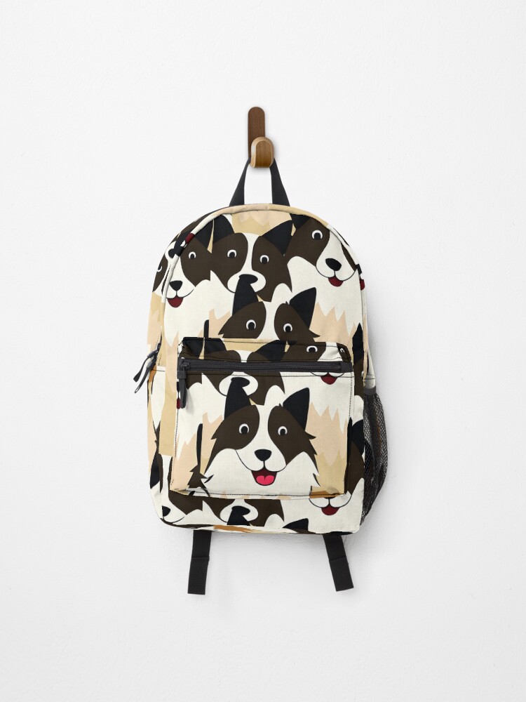 Thumbnail 1 of 3, Backpack, Border Collie Pattern designed and sold by Lugonbe.