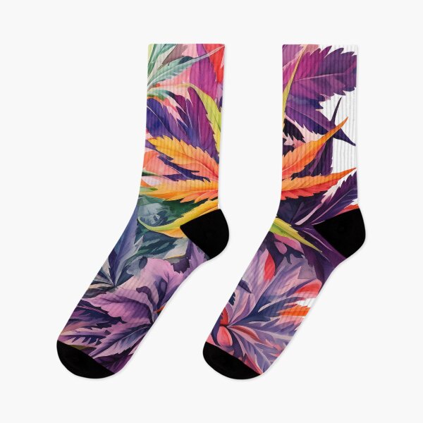 Item preview, Cannabis watercolor painting designed and sold by Autaporn199.