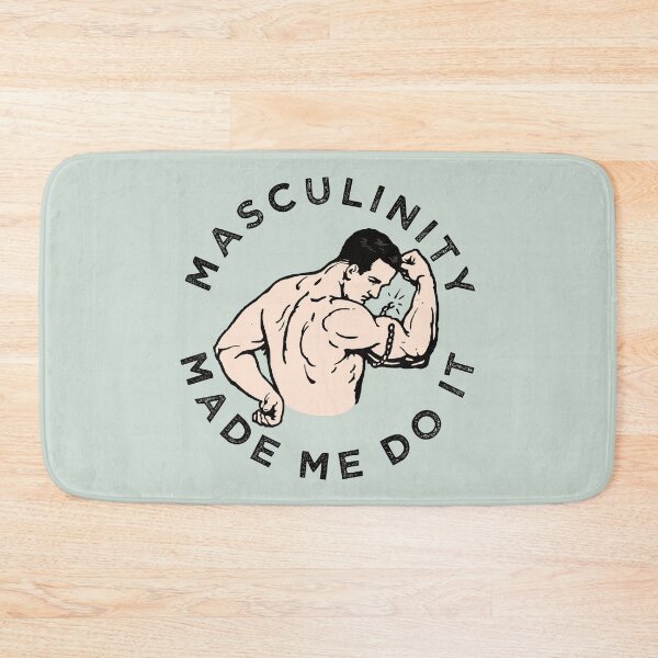 Item preview, Masculinity made me do it – black text designed and sold by gayishdesign.