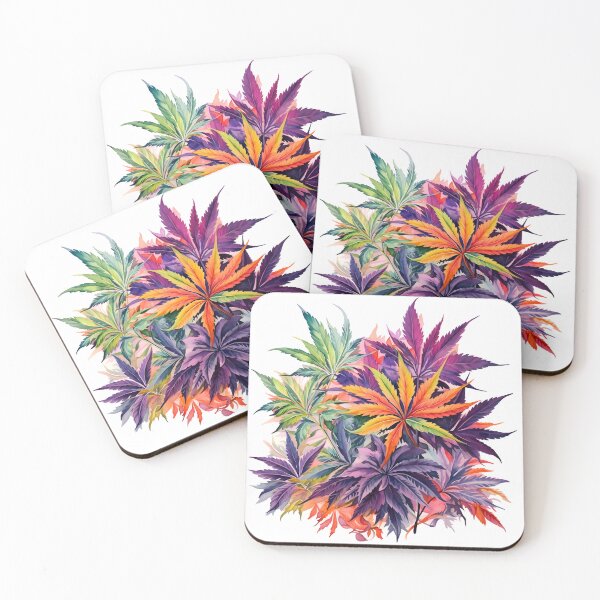 Aperçu de l'œuvre Peinture à l'aquarelle sur le cannabis créée et vendue par Autaporn199.