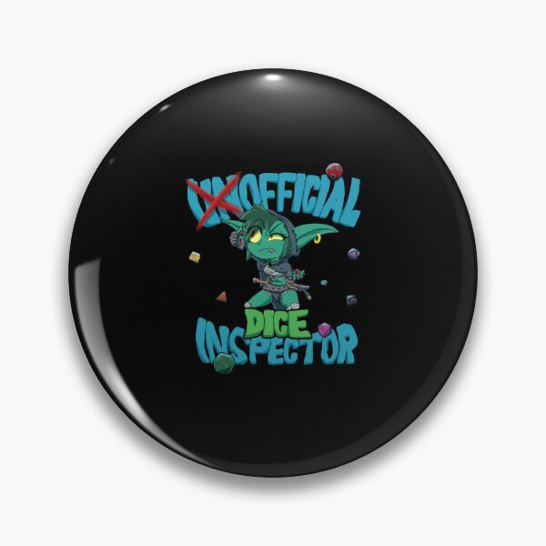 Item preview, Unofficial Dice Inspector  designed and sold by MaxieAnders59.