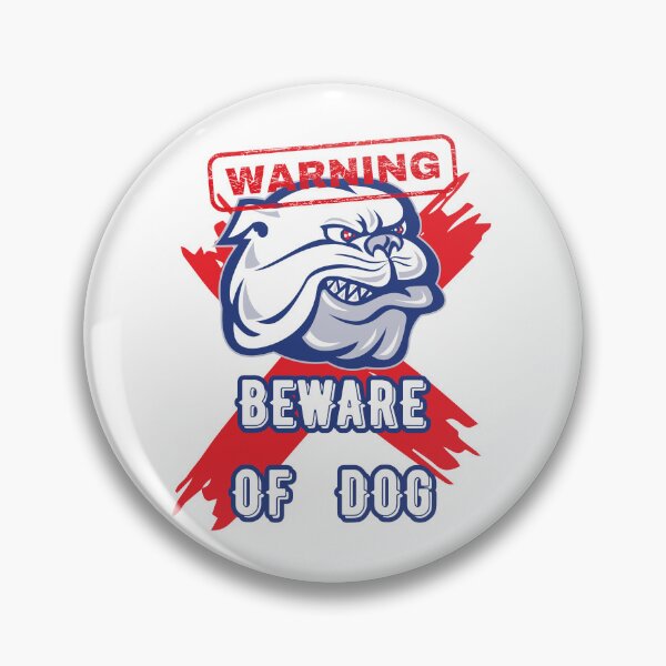 Item preview, WARNING BEWARE OF DOG designed and sold by YQvibe Studio.