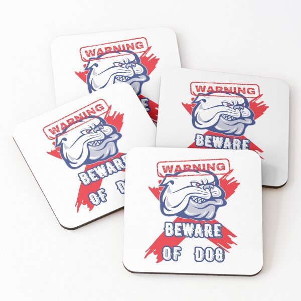 Item preview, WARNING BEWARE OF DOG designed and sold by YQvibe Studio.