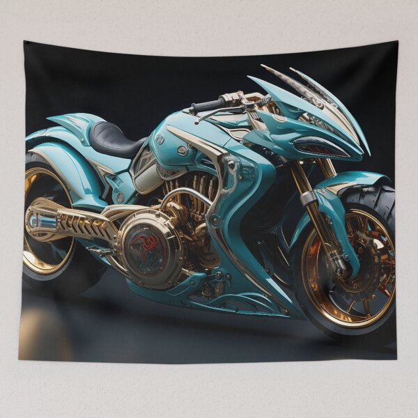 Item preview, Futuristic Motorcycle Cyborg Dragon Concept 6 designed and sold by Art by Lilia.
