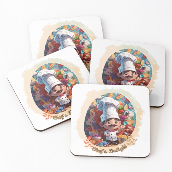 Item preview, Chef's Delight 3D Vector Art Sticker - Culinary Whimsy and Vibrant Cooking Joy designed and sold by zax454.