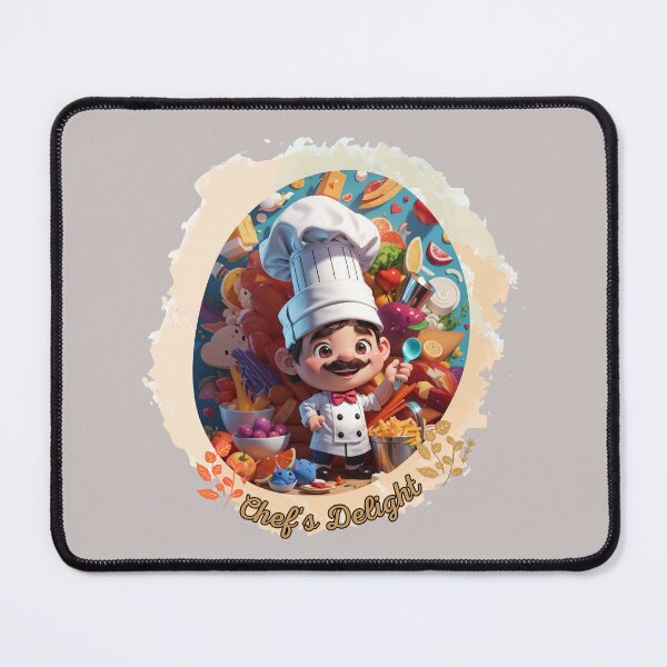 Item preview, Chef's Delight 3D Vector Art Sticker - Culinary Whimsy and Vibrant Cooking Joy designed and sold by zax454.