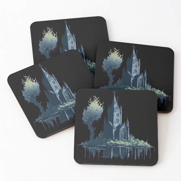 Item preview, painted church building designed and sold by MacLis.