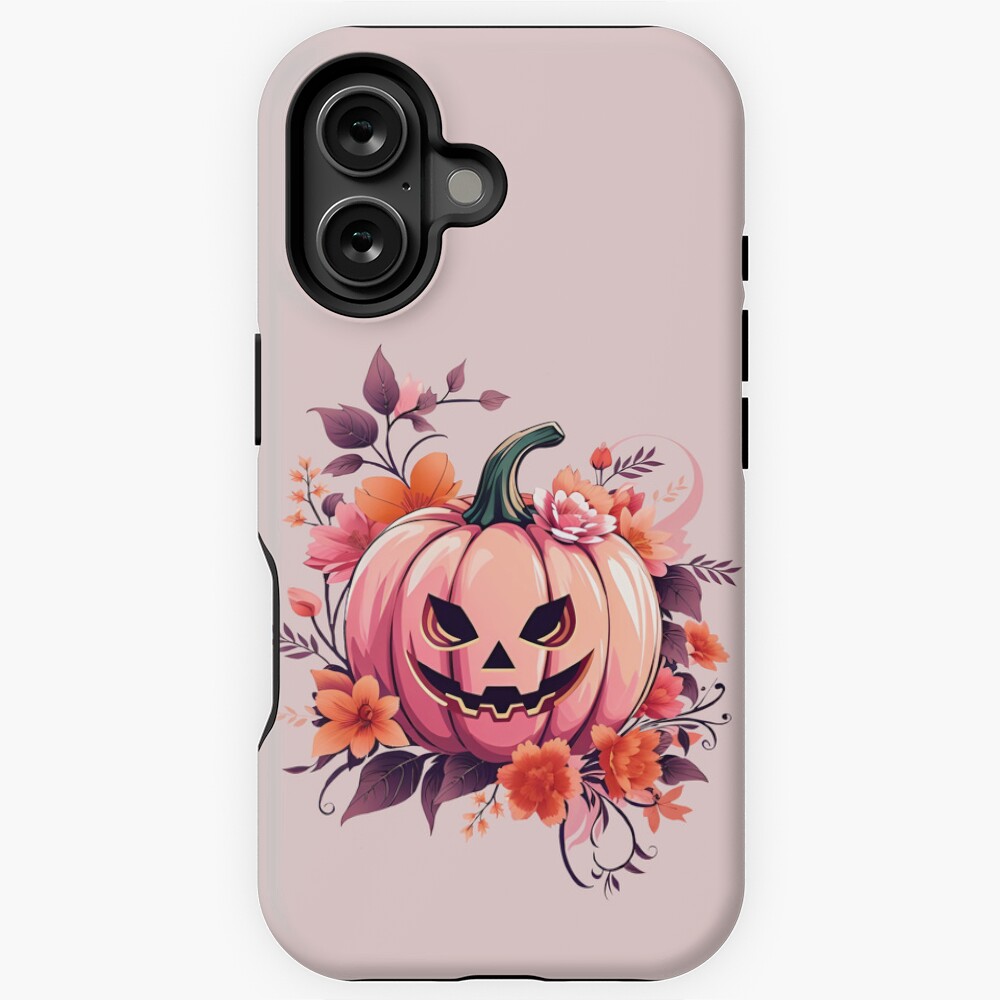 Whimsical Halloween pink Pumpkin, Pink Pumpkin face, with Whimsical Halloween pink Pumpkin, Pink Pumpkin face, with