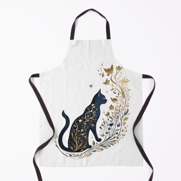 Item preview, gato con flores designed and sold by MindFrank.
