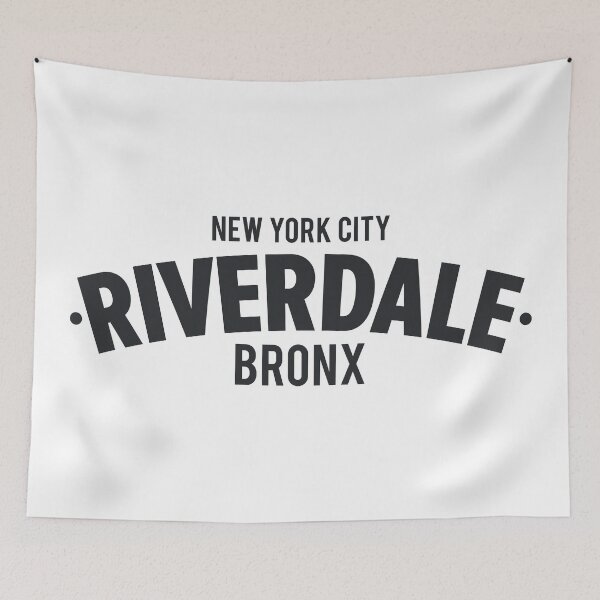 Item preview, Riverdale Bronx Typography T-Shirt designed and sold by Boogosh.