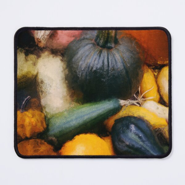 Item preview, Autumn Basket Still - Photo Painting with Pumpkins and More designed and sold by Dyrk Wyst Redbubble Shop.