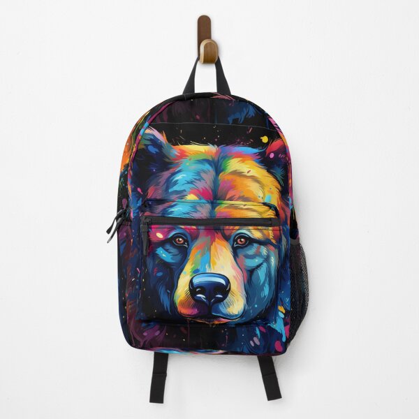 Item preview, colorful bear designed and sold by Plotterzebra.