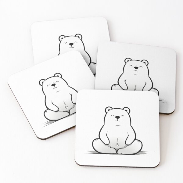 Item preview, Bear meditating designed and sold by PawelNature.
