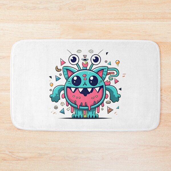 Artikelvorschau, Blaue Monsterkatze entworfen und verkauft von SabyDigitalArt.