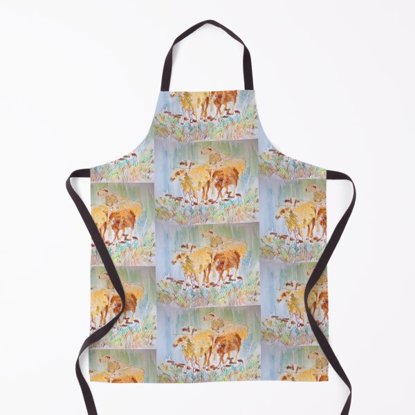 Item preview, Sheep Walking Painting Bright Colors designed and sold by MikeJory.