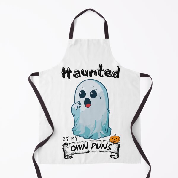 Item preview, Haunted by my Own Puns | Halloween designed and sold by ComicHac.