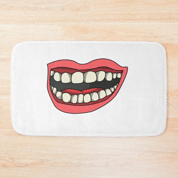 Item preview, funny mouth emoji designed and sold by ZiphGames.