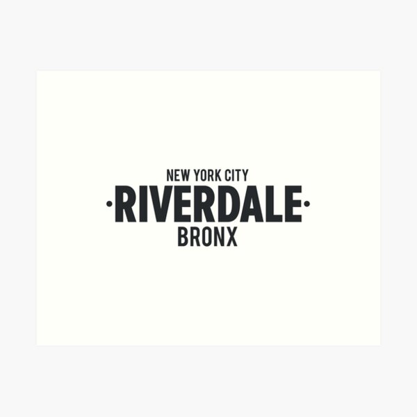 Artikel-Vorschau von Riverdale Bronx Typography T-Shirt, designt und verkauft von Boogosh.
