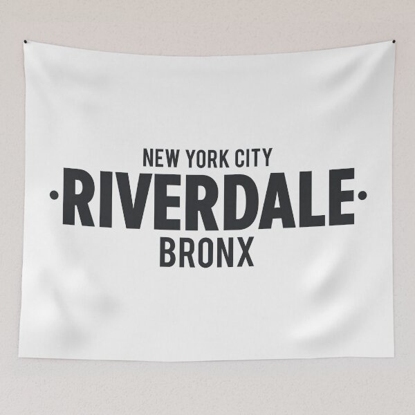 Item preview, Riverdale Bronx Typography T-Shirt designed and sold by Boogosh.
