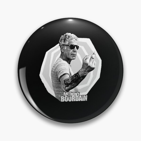 Item preview, Anthony chef Bourdain middle finger style designed and sold by MontgomeryDiam.