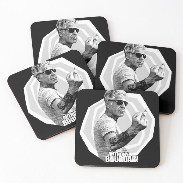 Item preview, Anthony chef Bourdain middle finger style designed and sold by MontgomeryDiam.