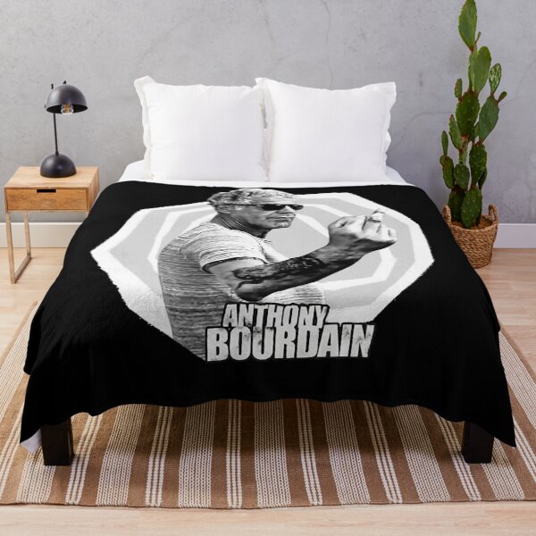 Item preview, Anthony chef Bourdain middle finger style designed and sold by MontgomeryDiam.