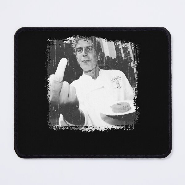 Item preview, Anthony chef Bourdain Middle Finger vintage designed and sold by MontgomeryDiam.