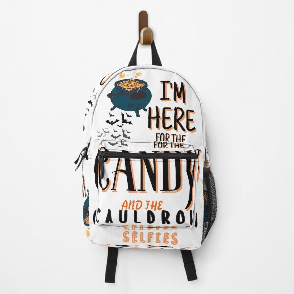 Item preview, I'm Here for the Candy and the Cauldron Selfies | Halloween designed and sold by ComicHac.