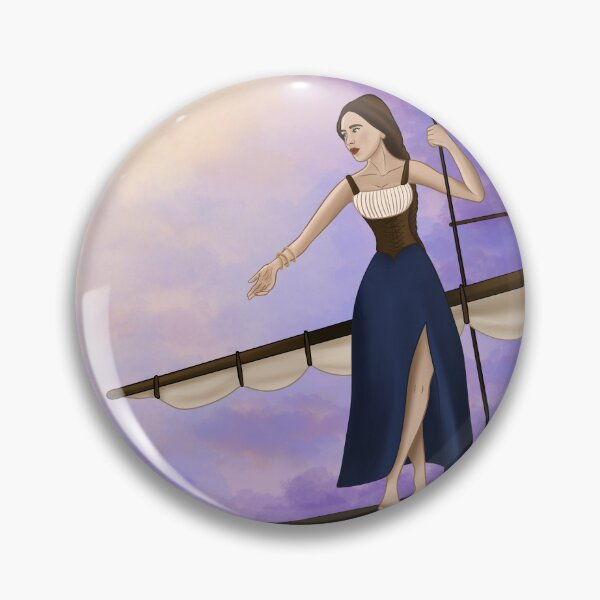 Item preview, A Woman Pirate Illustration designed and sold by Enchantedbox.