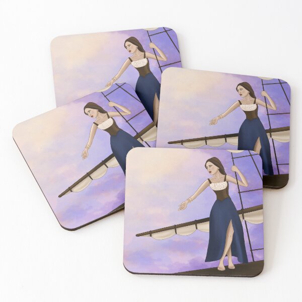 Item preview, A Woman Pirate Illustration designed and sold by Enchantedbox.