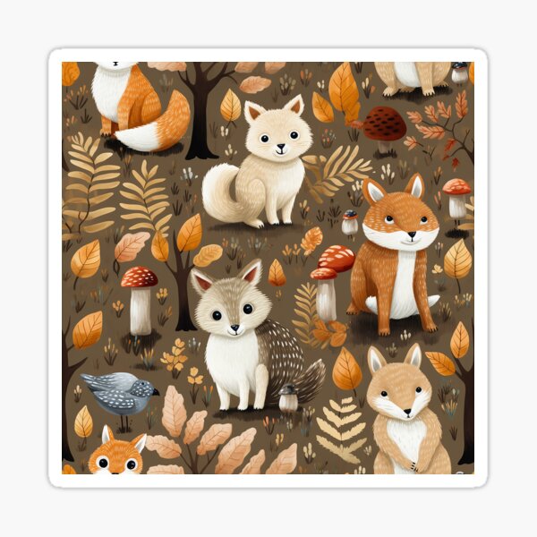 Item preview, Woodland Creatures so cute 15 designed and sold by Tem‑Tip of pen.