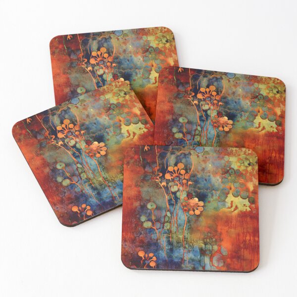 Item preview, Herbal Rustic Organic Abstract pattern 2 designed and sold by Red Witch Art.