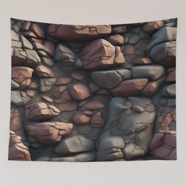 Item preview, Rock Seamless Pattern designed and sold by SeamCraft.