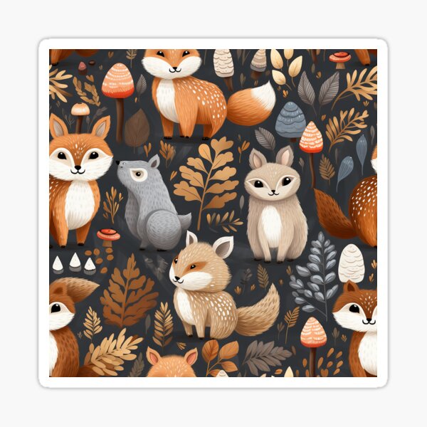 Item preview, Woodland Creatures so cute 16 designed and sold by Tem‑Tip of pen.