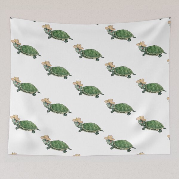 Item preview, Cowboy Turtle  designed and sold by HoffmanAndree.