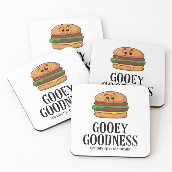 Item preview, Delicious 'Gooey Goodness' Cartoon Burger Art designed and sold by kcaandwu.