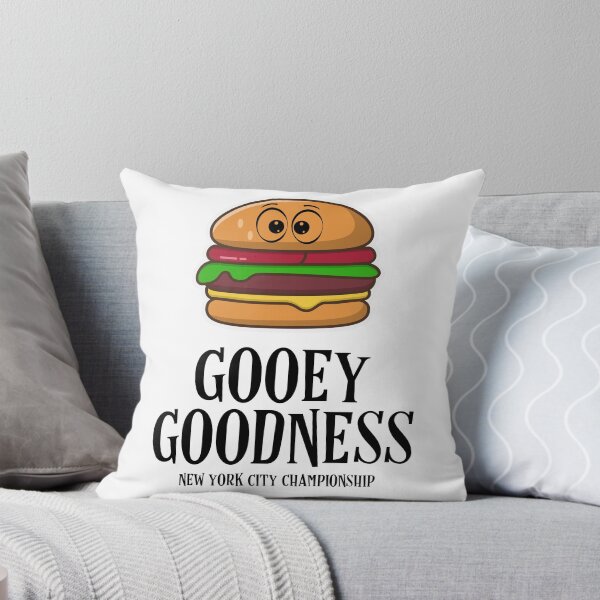 Item preview, Delicious 'Gooey Goodness' Cartoon Burger Art designed and sold by kcaandwu.