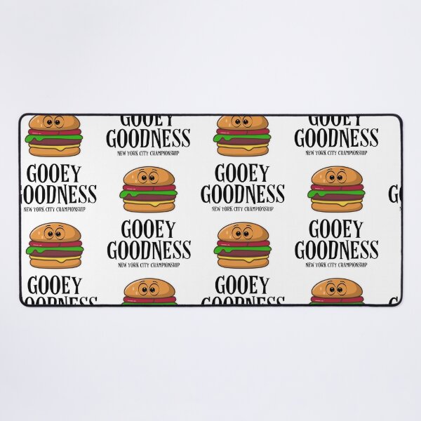 Item preview, Delicious 'Gooey Goodness' Cartoon Burger Art designed and sold by kcaandwu.